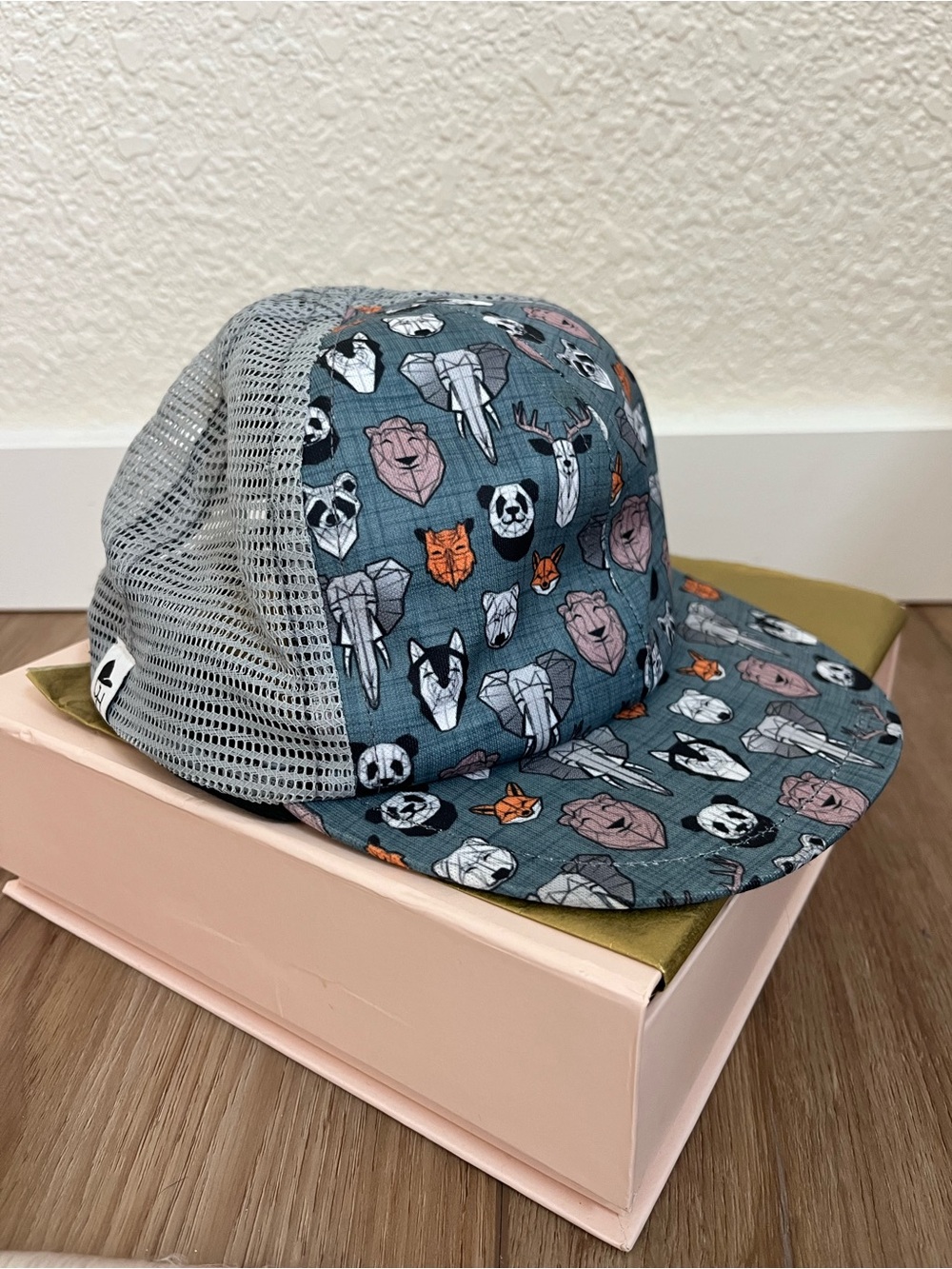 Kids Animal-Print Mesh Trucker Hat